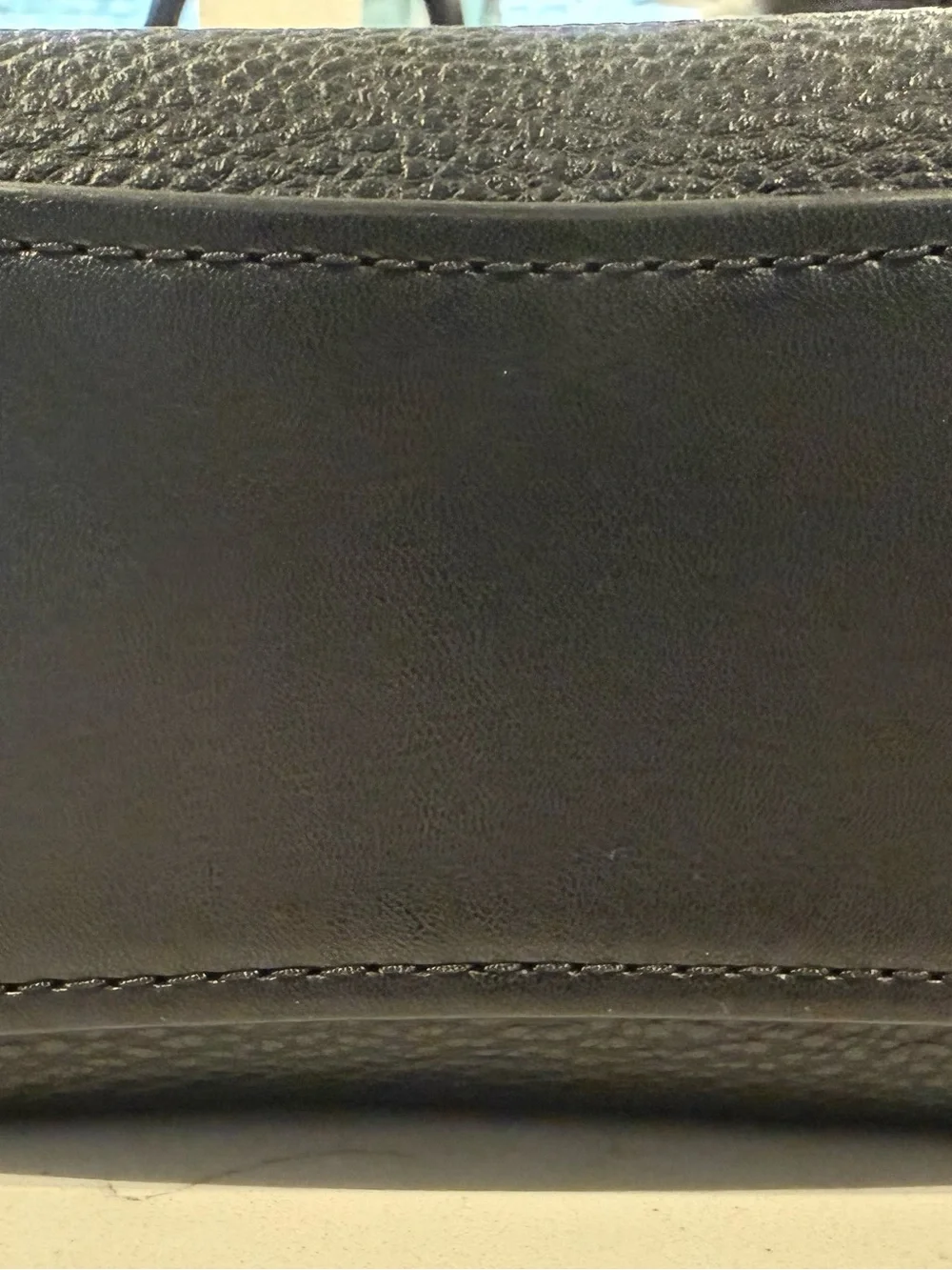 Michael Kors Black Leather Bucket Bag with Silver Hardware and Strap